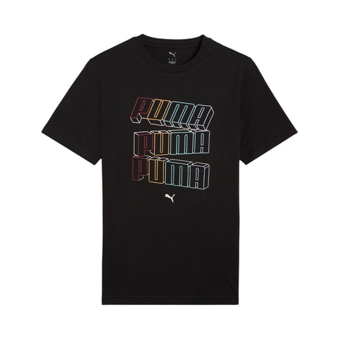 Puma T-Shirt Ess Logo Lab Hog Black