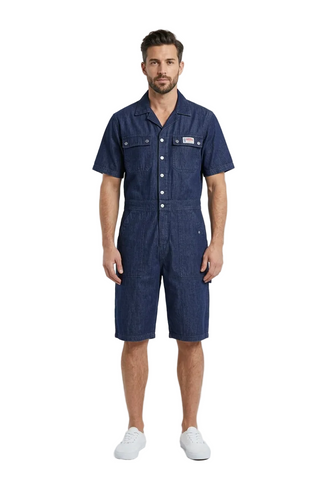 Samson Boilershort Stonewash Denim