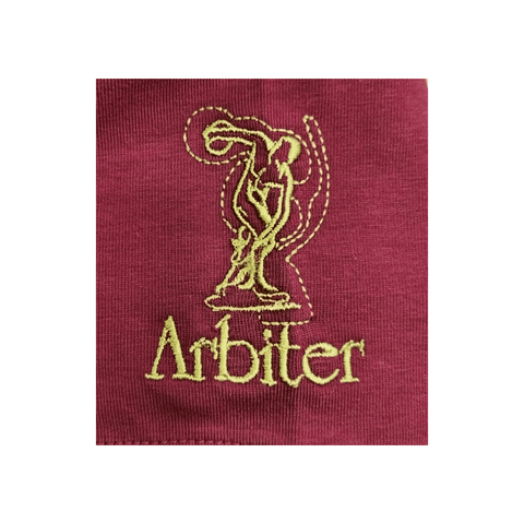 Arbiter Golf T-Shirt Articolo Burgundy