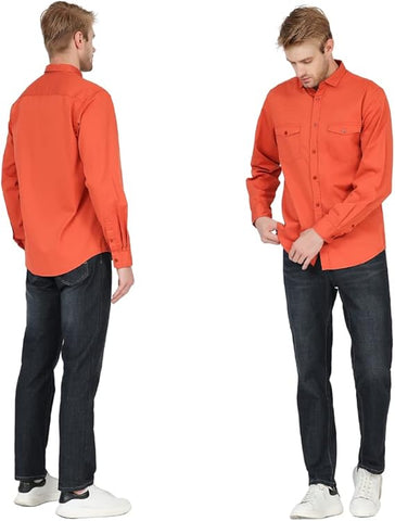 Dickies 847 Long Sleeve Shirt Pumpkin Orange