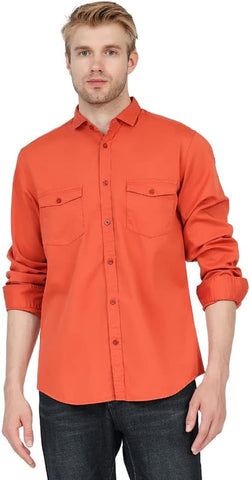 Dickies 847 Long Sleeve Shirt Pumpkin Orange