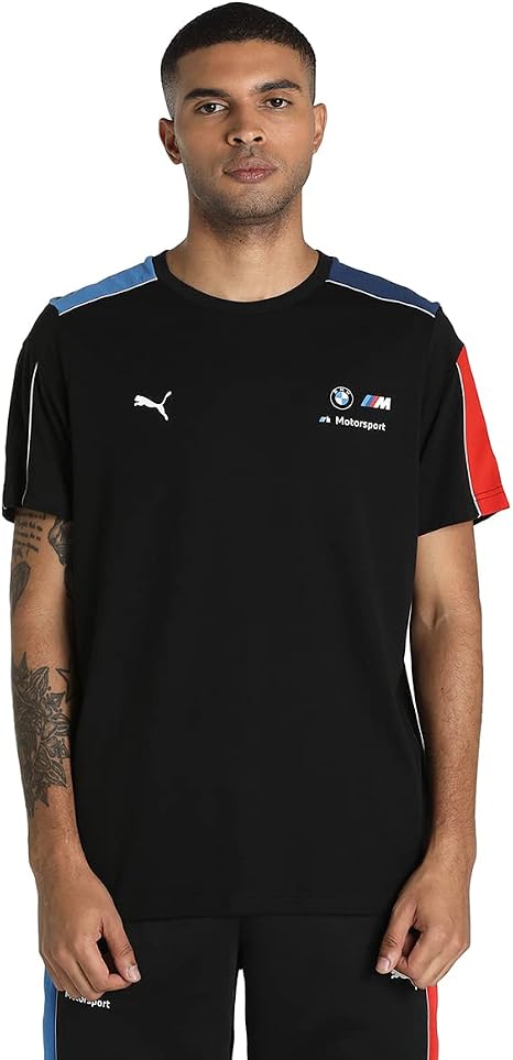 Puma T-Shirt Msport Black/Red/Blue/White