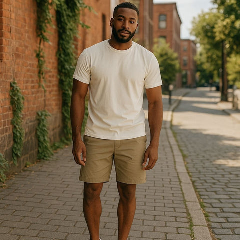 Jonathan D Marcello Bermuda - Khaki