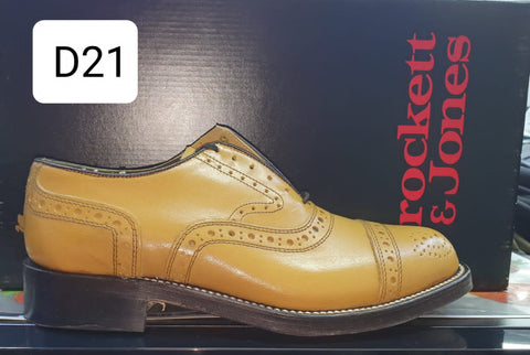 Crockett & Jones Formal Shoe Toecap Biscuit Tan
