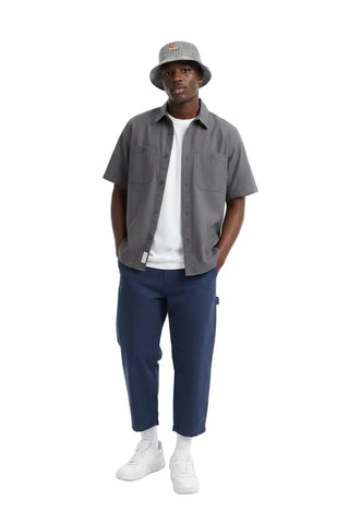 Dickies Hickory Stripe Bucket Hat – Black/White