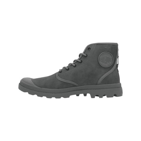 Palladium Pampa Hi Coated French Metal Grey
