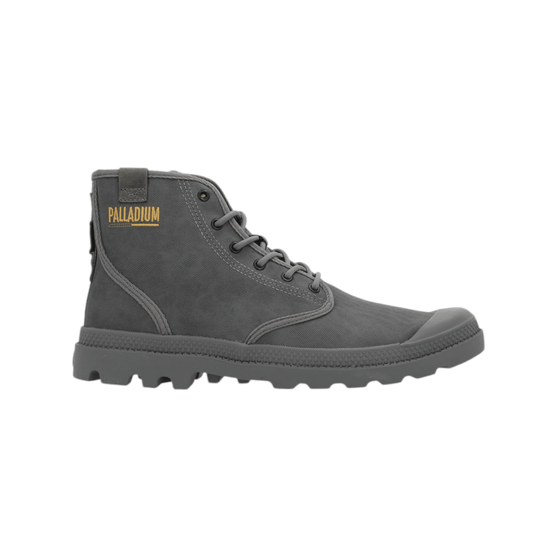 Palladium Pampa Hi Coated French Metal Grey