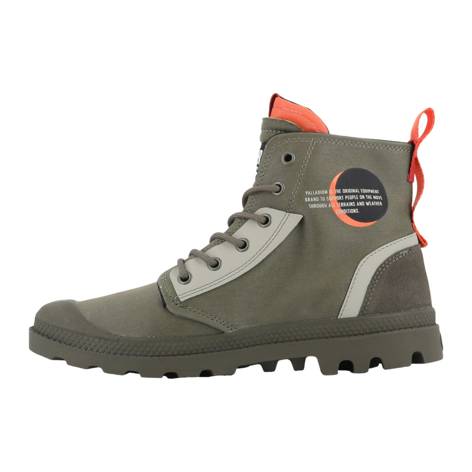 Palladium Pampa Hi Dare Zip – Olive | Canvas Boots with Zipper