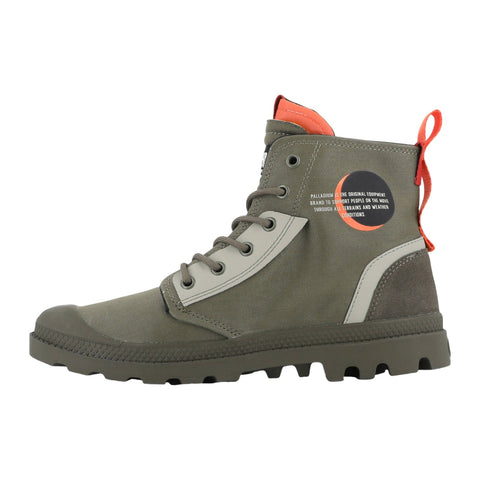 Palladium Pampa Hi Dare Zip – Olive | Canvas Boots with Zipper
