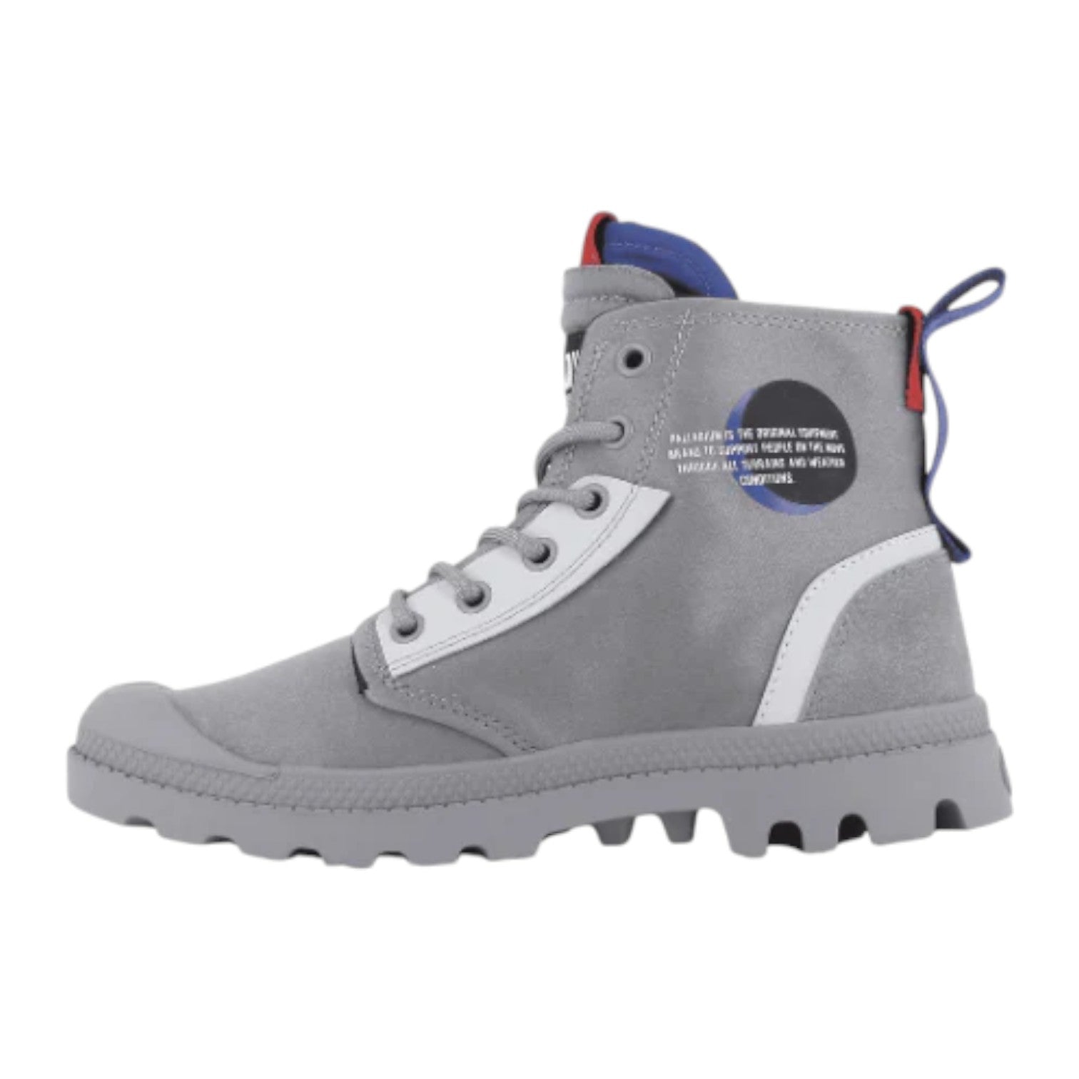 Palladium Pampa Hi Dare Zip – Titanium Grey | Zipper Style