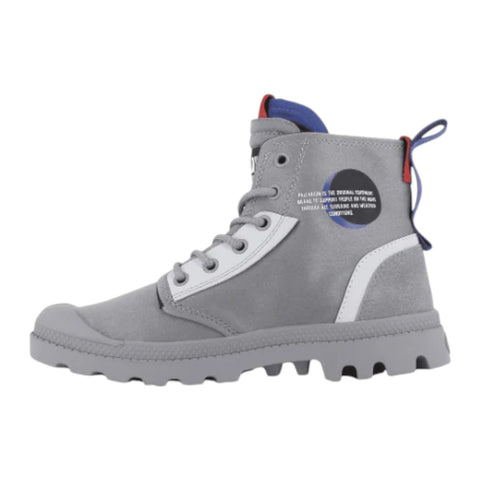 Palladium Pampa Hi Dare Zip – Titanium Grey | Zipper Style