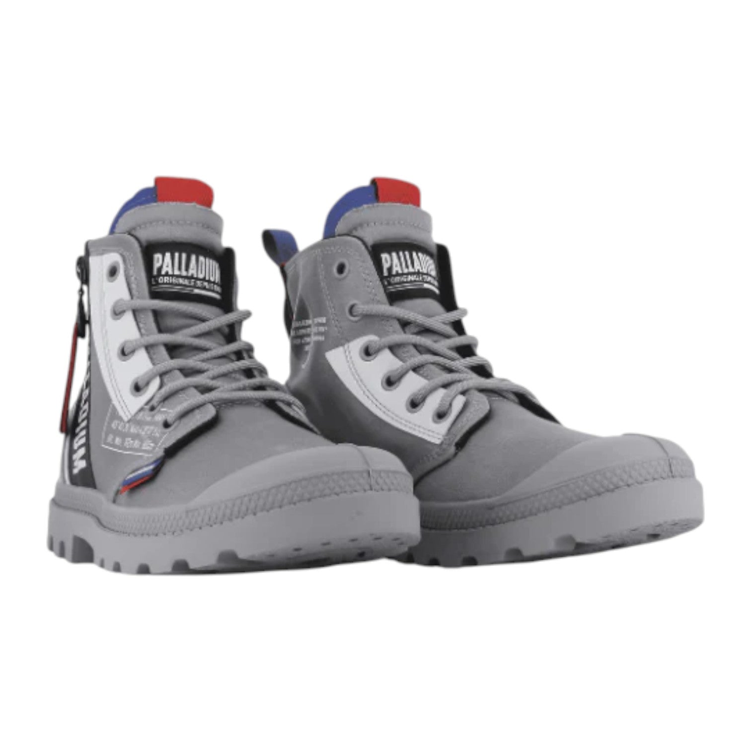 Palladium Pampa Hi Dare Zip – Titanium Grey | Zipper Style