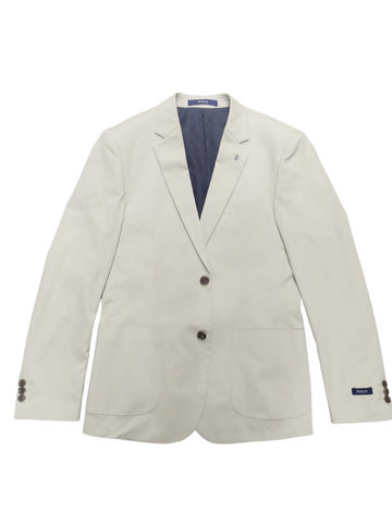 Polo Mens Stretch Slim Fit Blazer Khaki