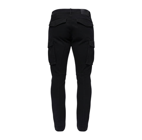 Cutty Roadster Cotton Cargo Pants – Black