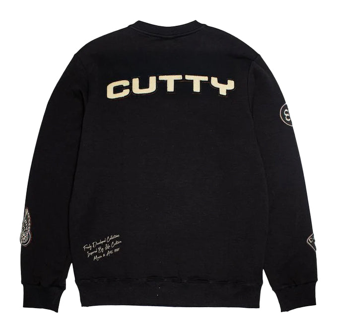 Cutty Sweat Top Spears Black