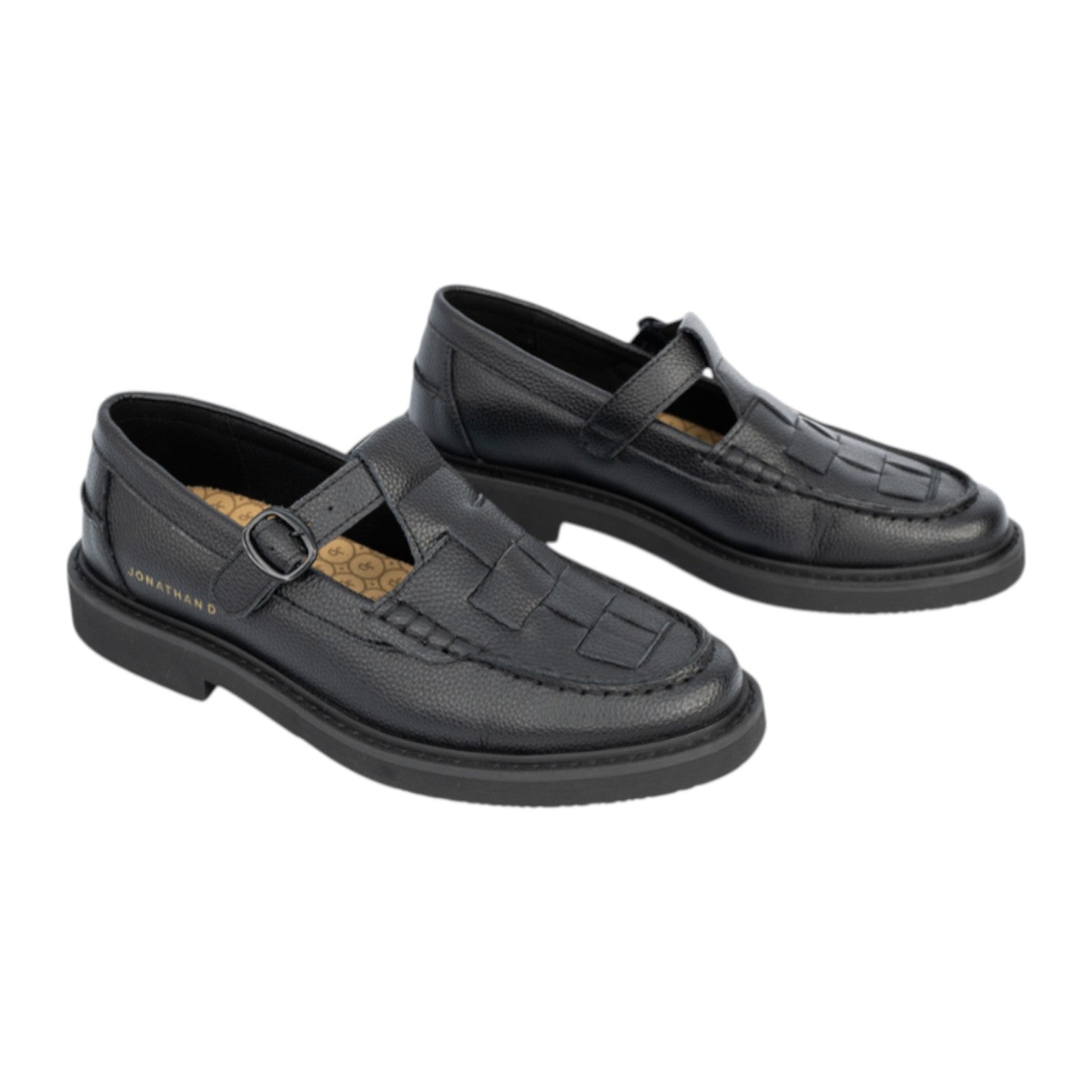 Jonathan D Zeke Sandal Loafers - Black