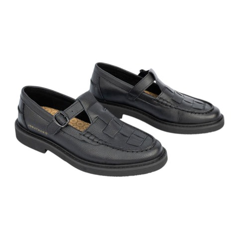 Jonathan D Zeke Sandal Loafers - Black