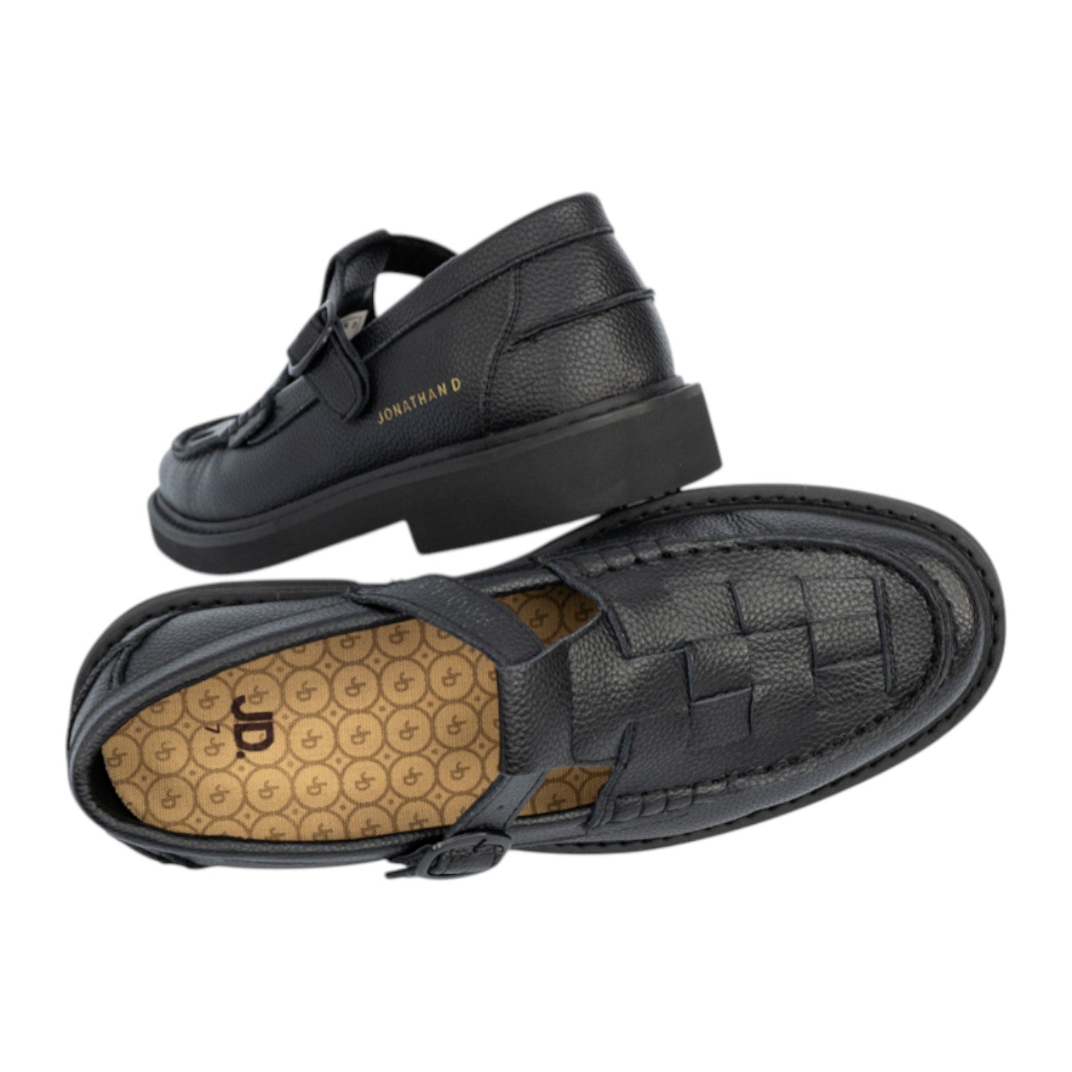Jonathan D Zeke Sandal Loafers - Black