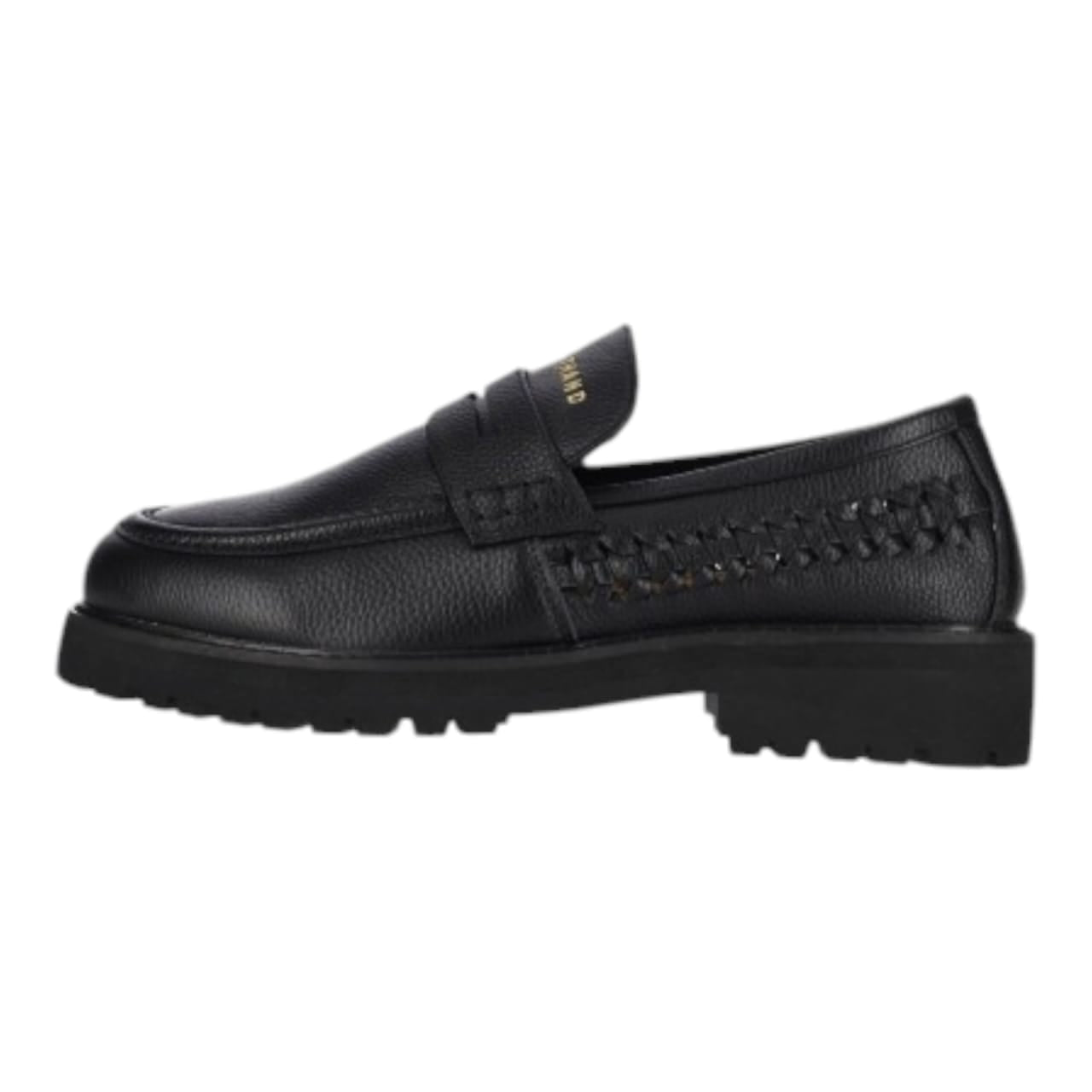 Jonathan D Penny Moc Weave Loafer - Black