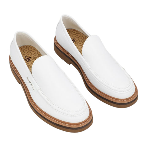 Jonathan D Presley Slip On Loafer - White