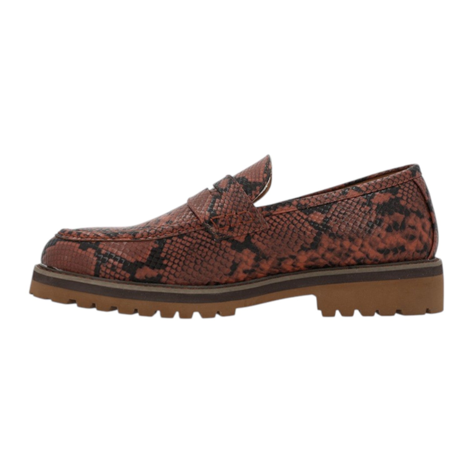 Jonathan D Penny Moc Lizard Print - Brown