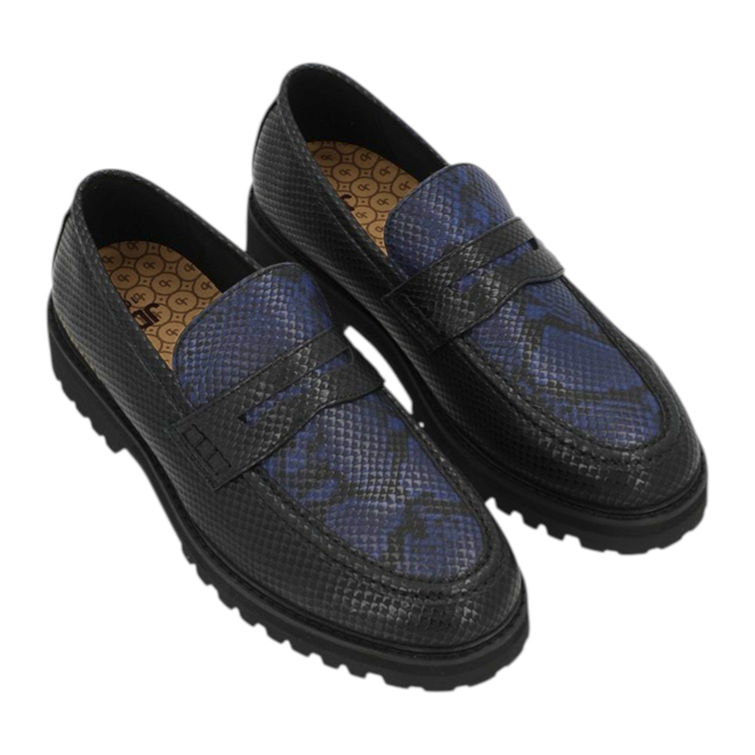 Jonathan D Penny Moc Snake Print - Eclipse Black