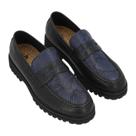 Jonathan D Penny Moc Snake Print - Eclipse Black