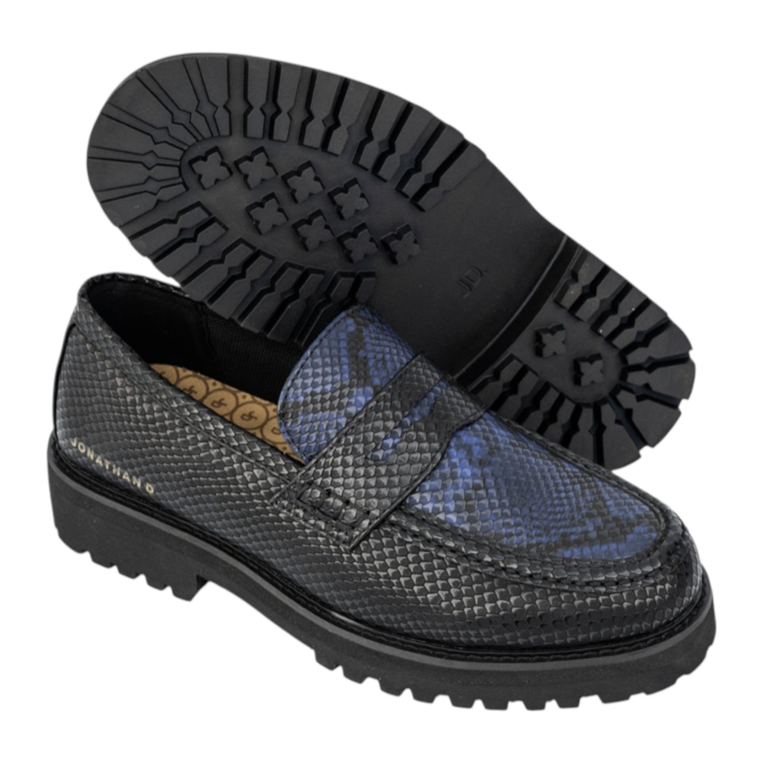 Jonathan D Penny Moc Snake Print - Eclipse Black