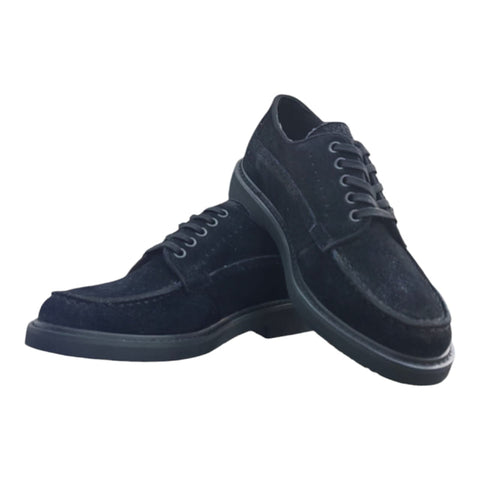 Jonathan D Jd123 Noel Laceup Suede Cola Black