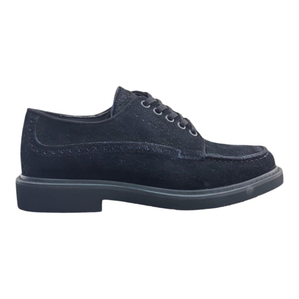 Jonathan D Noel Lace Up Suede Black