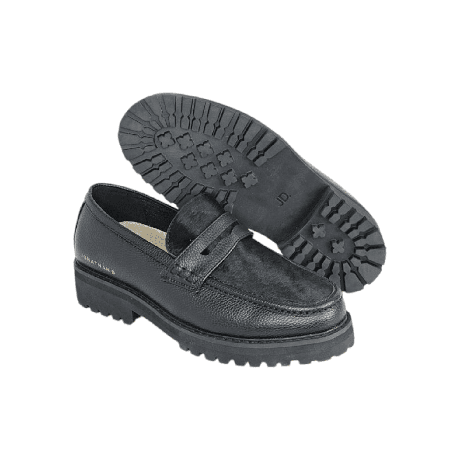 Jonathan D Penny Moc PU Pony  -Black