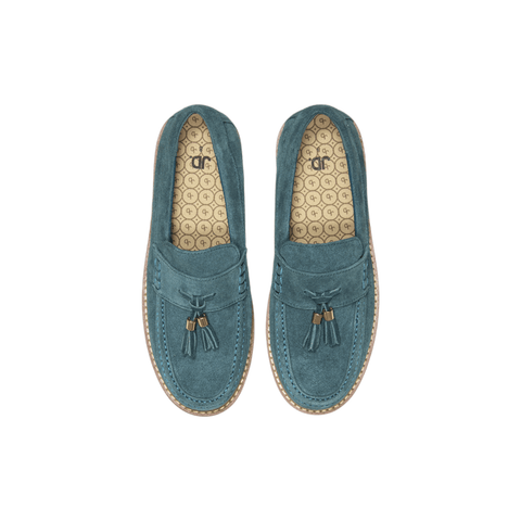 Jonathan D Scout Tassel Suede Teal