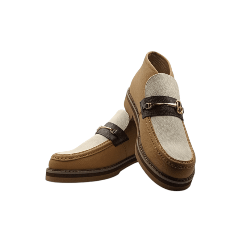 Jonathan D Mid Boot Tan/Beige