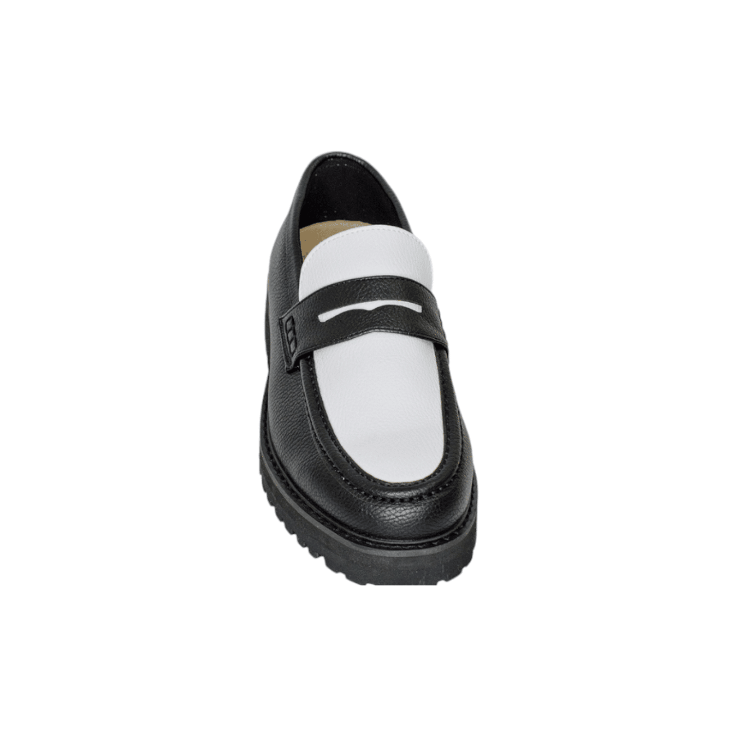 Jonathan D Penny Moc PU  - Black/White