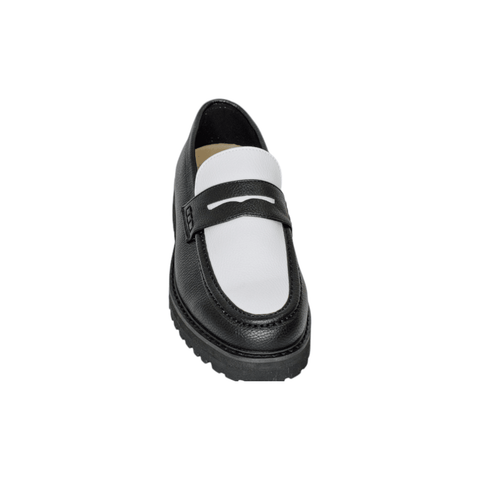 Jonathan D Penny Moc PU  - Black/White