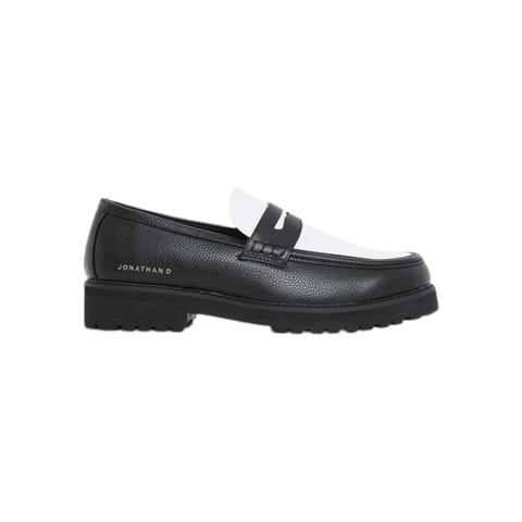 Jonathan D Penny Moc PU  - Black/White