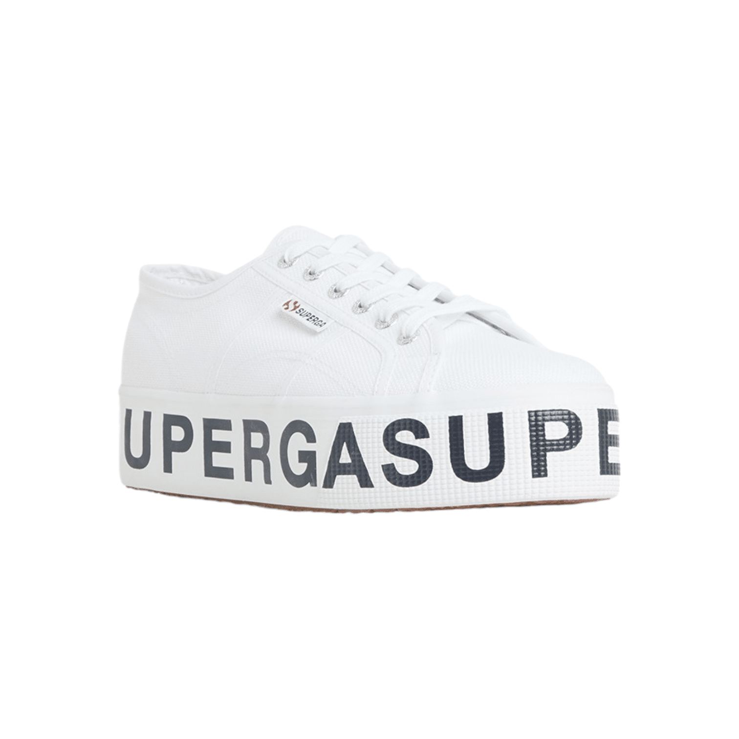 Superga 2790 Platform Lettering White