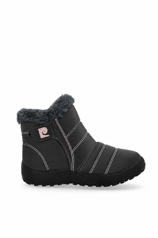 Pierre Cardin Kids Casey Boot Quilted Grey And Pink