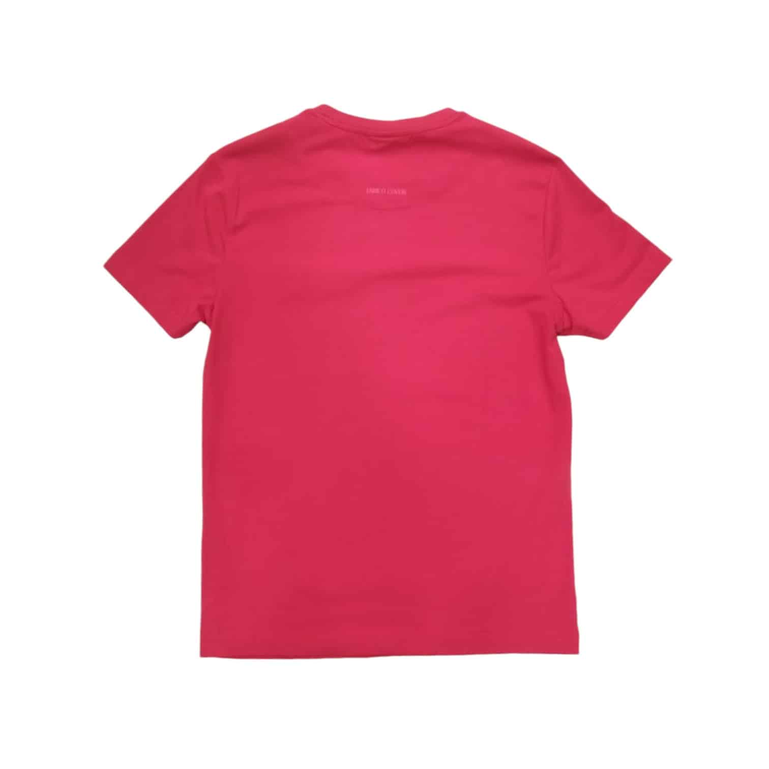 Enrico Coveri T-Shirt Small Chest Logo Red
