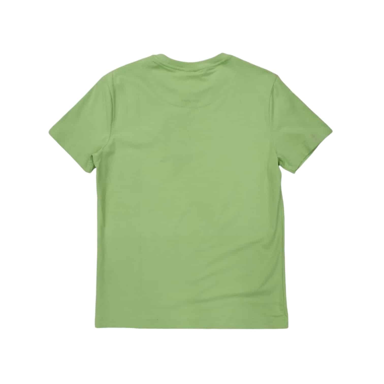 Enrico Coveri T-Shirt Small Chest Logo Lime Green