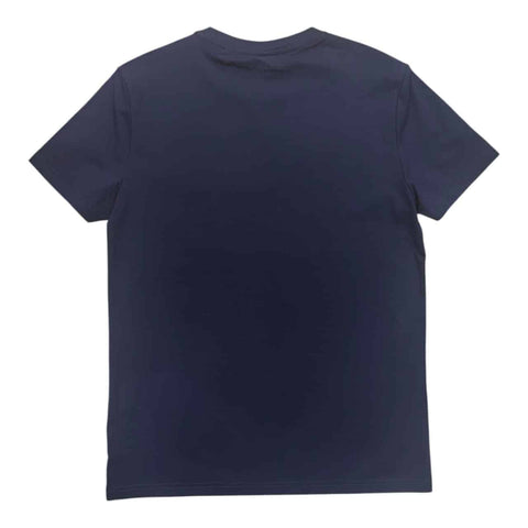Enrico Coveri T-shirt Button Pocket Logo Navy