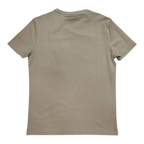 Enrico Coveri T-shirt Button Pocket Logo Khaki