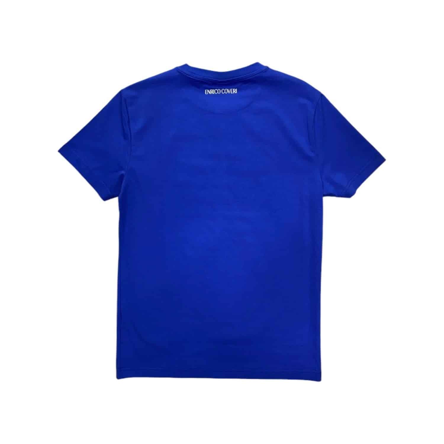 Enrico Coveri Block Print Royal