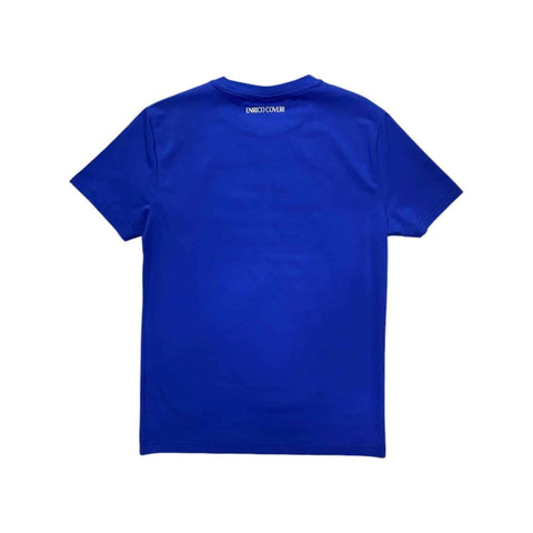 Enrico Coveri Block Print Royal
