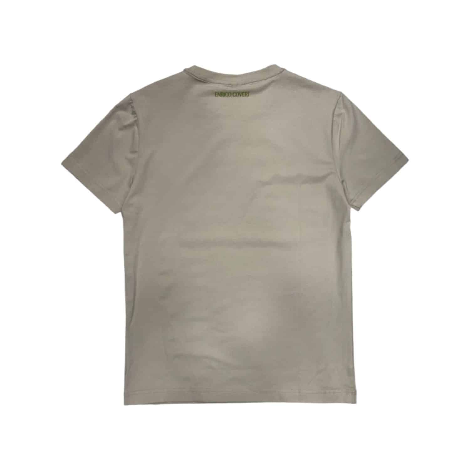 Enrico Coveri Block Print Khaki