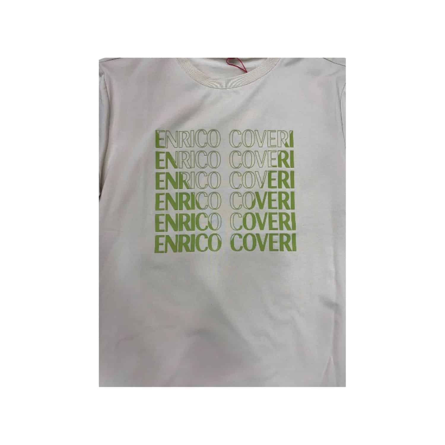 Enrico Coveri Block Print Khaki