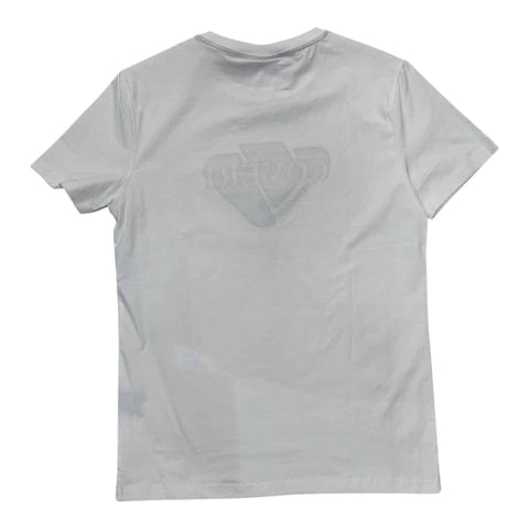 Enrico Coveri T-shirt Center Stitched Logo White
