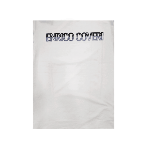 Enrico Coveri 3D Stitch Logo T-Shirt White/Blue