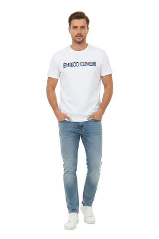 Enrico Coveri T-Shirt White/Blue