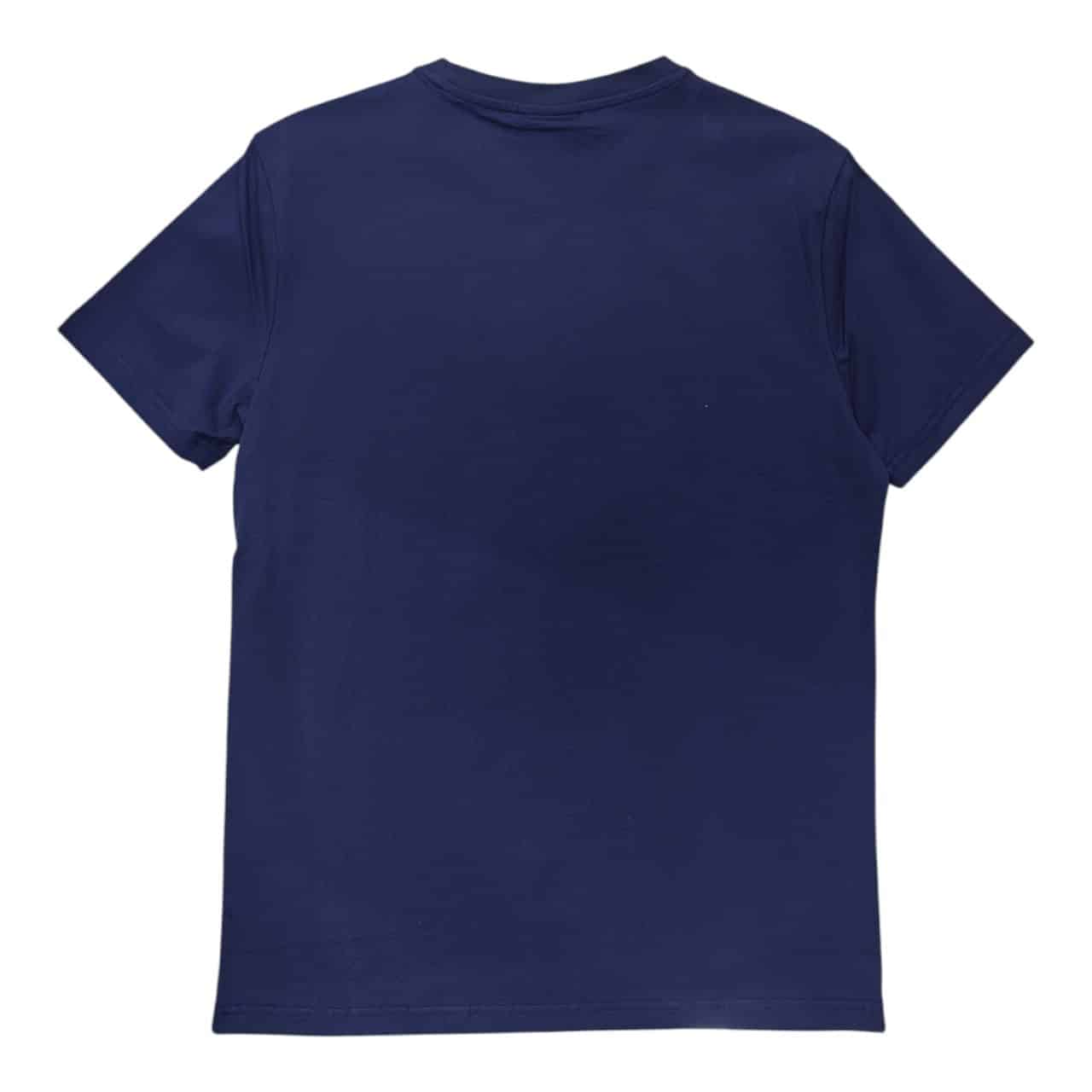 Enrico Coveri T-shirt Geometric Center Logo Navy